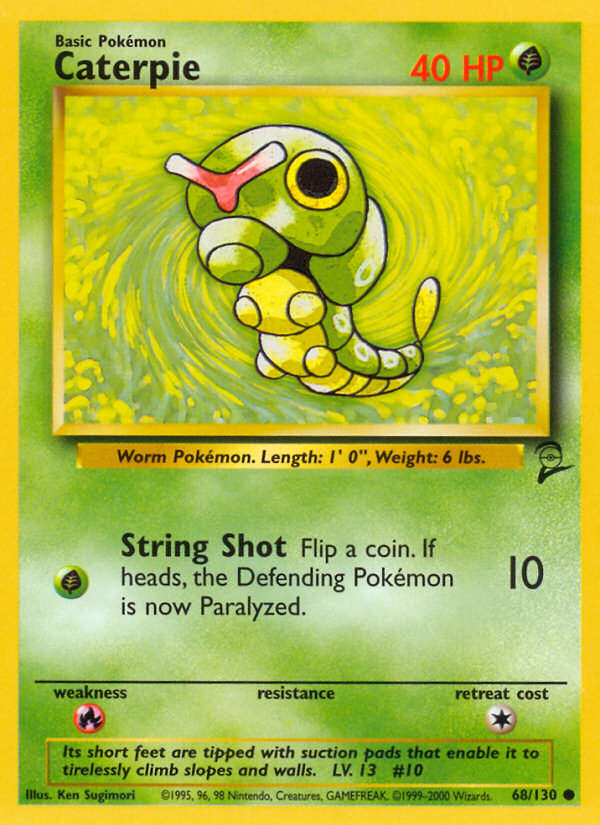 Caterpie (68/130) [Base Set 2] | Galaxy Games LLC