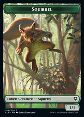 Treasure // Squirrel Double-Sided Token [Commander Legends: Battle for Baldur's Gate Tokens] | Galaxy Games LLC