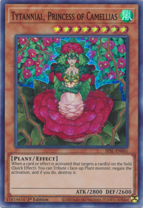 Tytannial, Princess of Camellias [SESL-EN041] Super Rare | Galaxy Games LLC