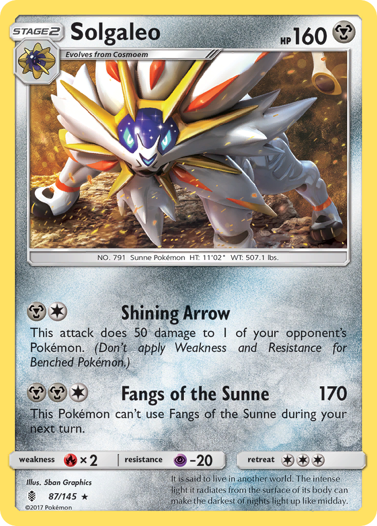 Solgaleo (87/145) [Sun & Moon: Guardians Rising] | Galaxy Games LLC