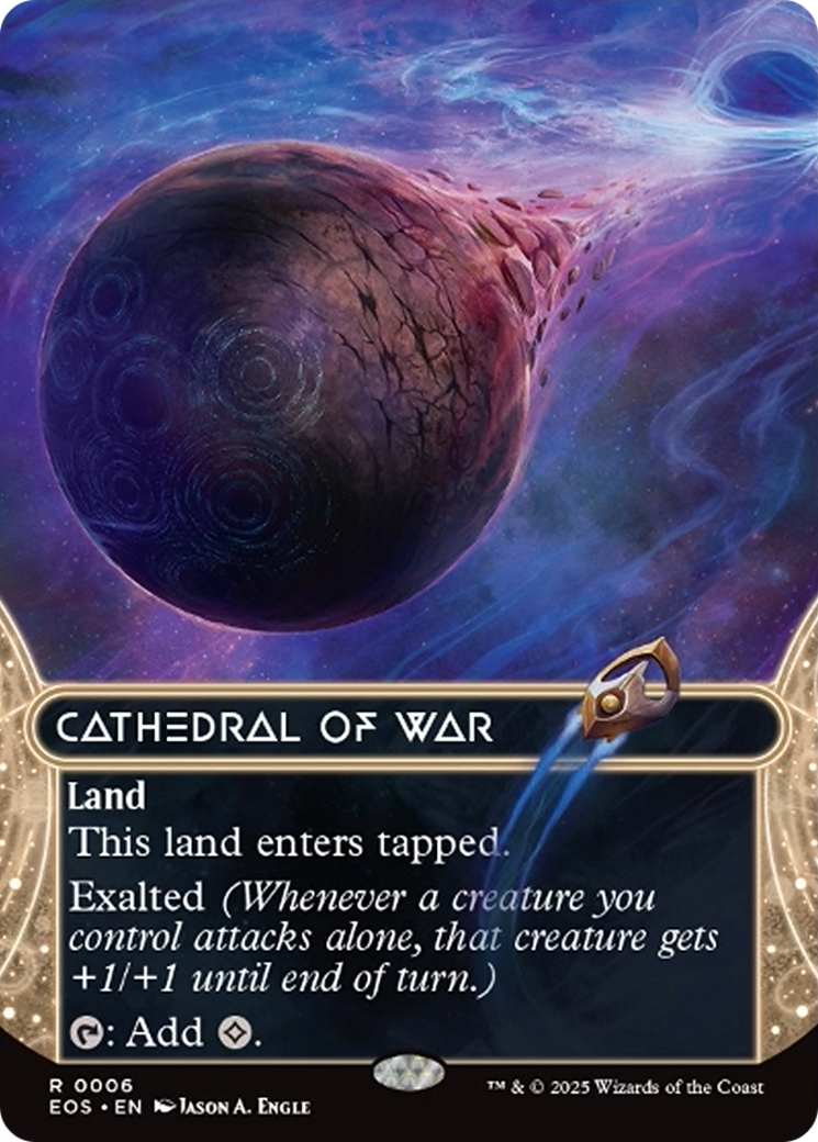 Cathedral of War (0006) (Borderless) [Edge of Eternities: Stellar Sights] | Galaxy Games LLC