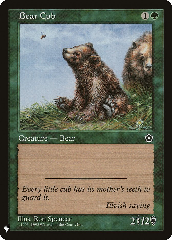 Bear Cub [Mystery Booster] | Galaxy Games LLC