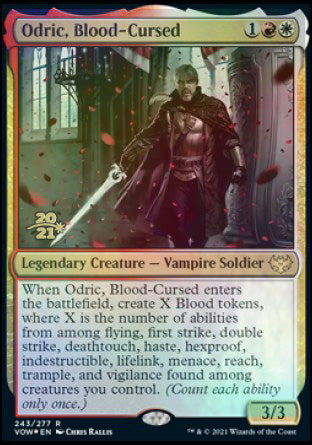 Odric, Blood-Cursed [Innistrad: Crimson Vow Prerelease Promos] | Galaxy Games LLC