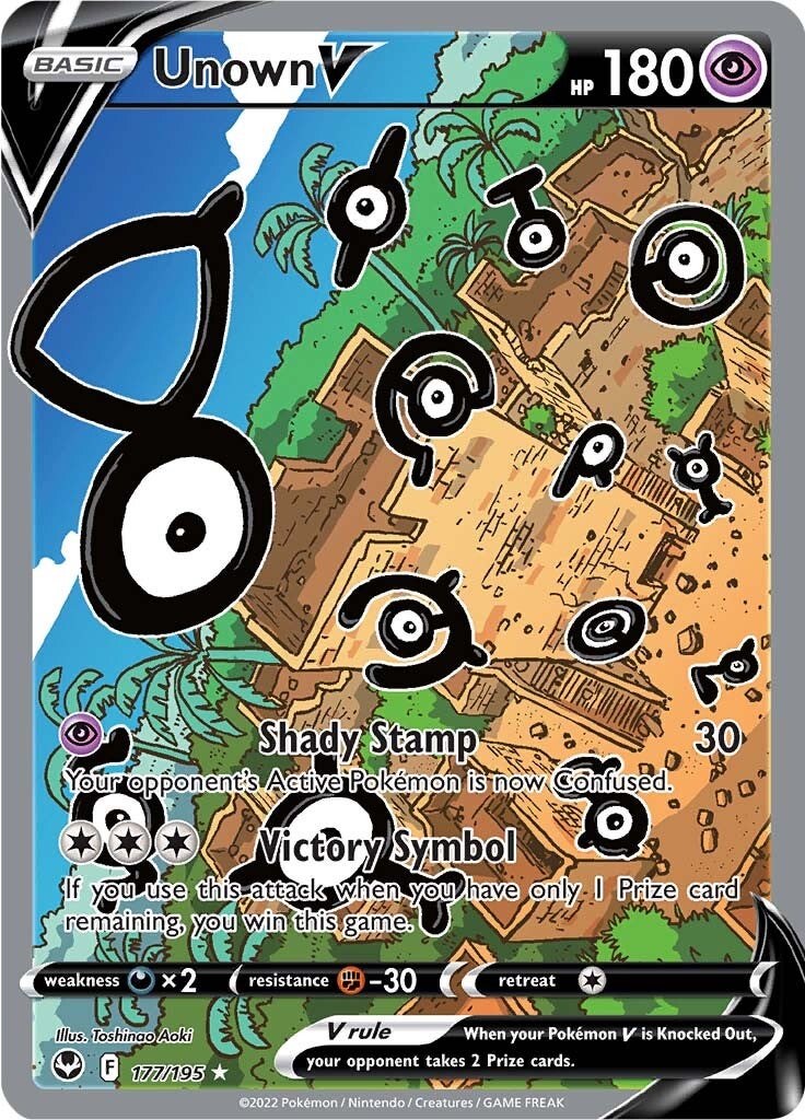 Unown V (177/195) [Sword & Shield: Silver Tempest] | Galaxy Games LLC