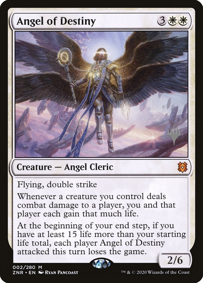 Angel of Destiny (Promo Pack) [Zendikar Rising Promos] | Galaxy Games LLC