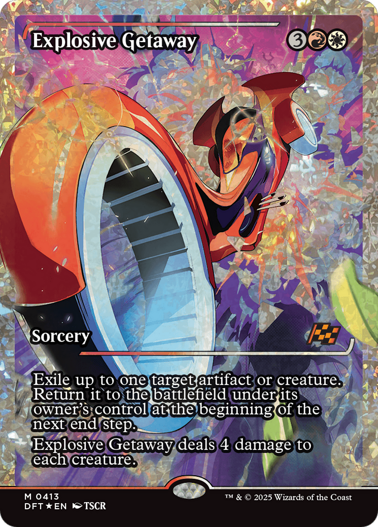 Explosive Getaway (Promo Pack) [Aetherdrift Promos] | Galaxy Games LLC