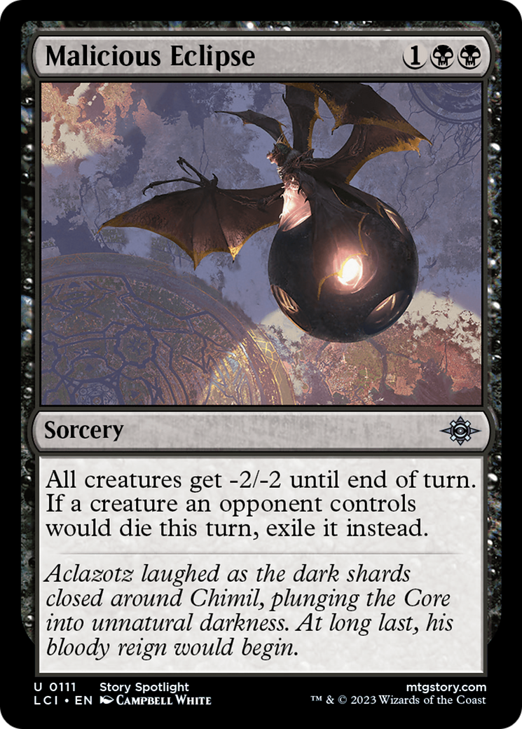 Malicious Eclipse [The Lost Caverns of Ixalan] | Galaxy Games LLC