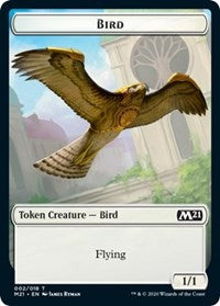 Bird // Treasure Double-Sided Token [Core Set 2021 Tokens] | Galaxy Games LLC