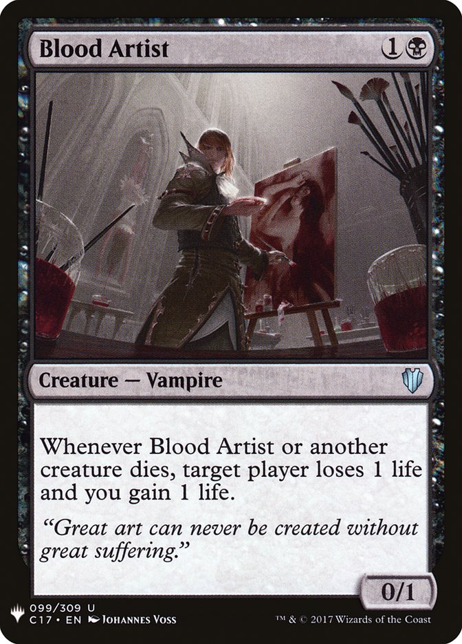 Blood Artist [Mystery Booster] | Galaxy Games LLC