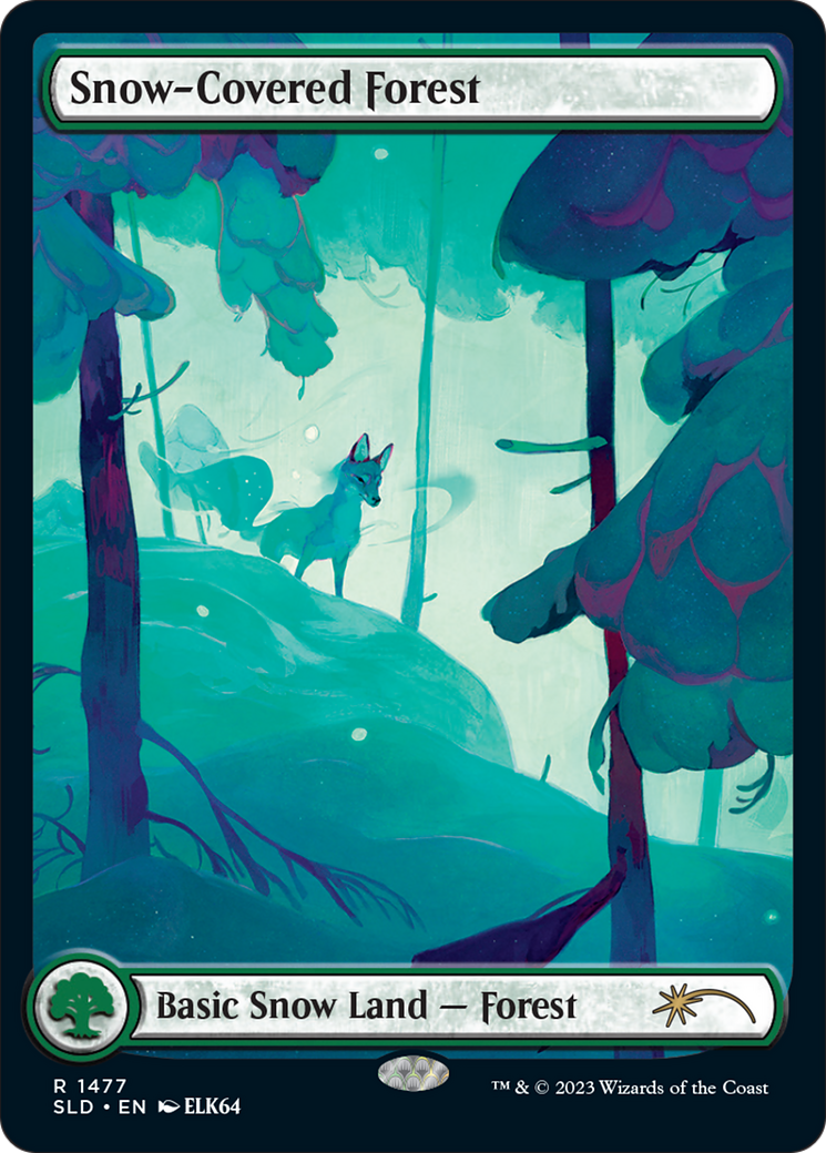 Snow-Covered Forest (1477) [Secret Lair Drop Series] | Galaxy Games LLC