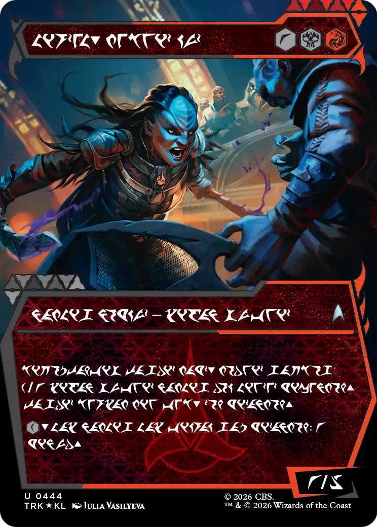 L'Rell, Fierce Visionary (Showcase) (Klingon) [Star Trek] | Galaxy Games LLC
