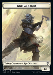 Kor Warrior // Wizard Double-Sided Token [Commander Legends: Battle for Baldur's Gate Tokens] | Galaxy Games LLC