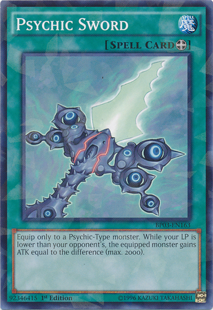 Psychic Sword [BP03-EN163] Shatterfoil Rare | Galaxy Games LLC