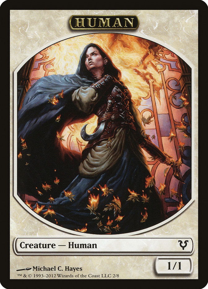 Human Token (2/8) [Avacyn Restored Tokens] | Galaxy Games LLC