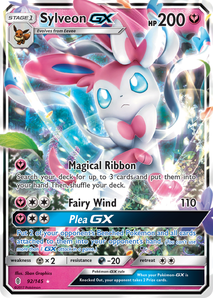 Sylveon GX (92/145) [Sun & Moon: Guardians Rising] | Galaxy Games LLC