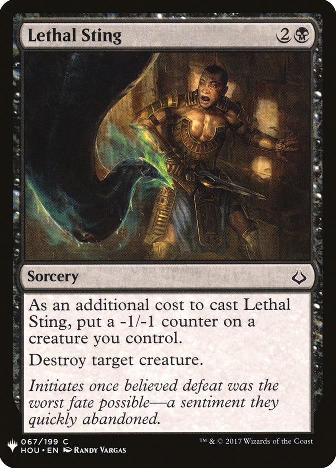 Lethal Sting [Mystery Booster] | Galaxy Games LLC