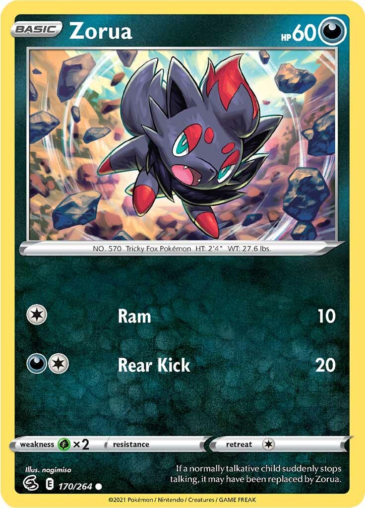 Zorua (170/264) [Sword & Shield: Fusion Strike] | Galaxy Games LLC