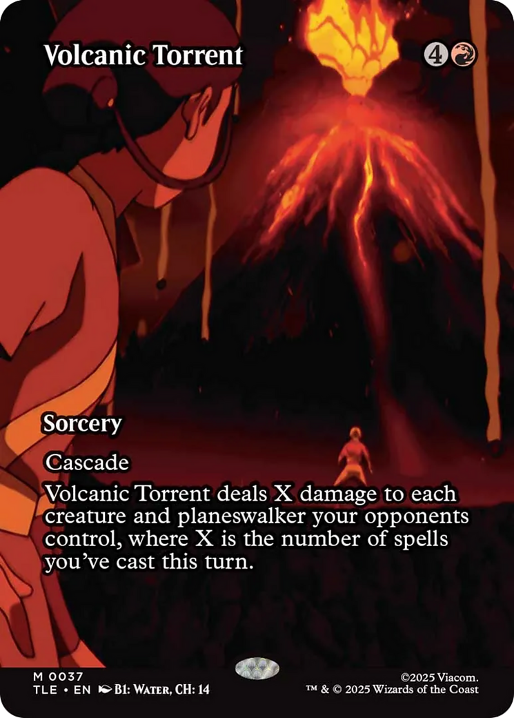 Volcanic Torrent (Borderless) [Avatar: The Last Airbender: Eternal-Legal] | Galaxy Games LLC