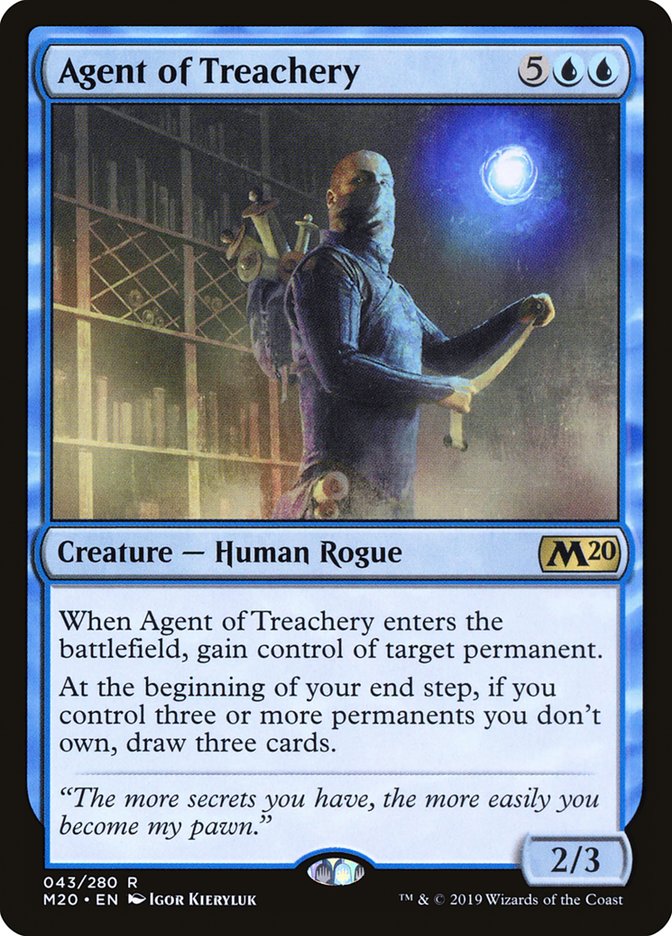 Agent of Treachery [Core Set 2020] | Galaxy Games LLC
