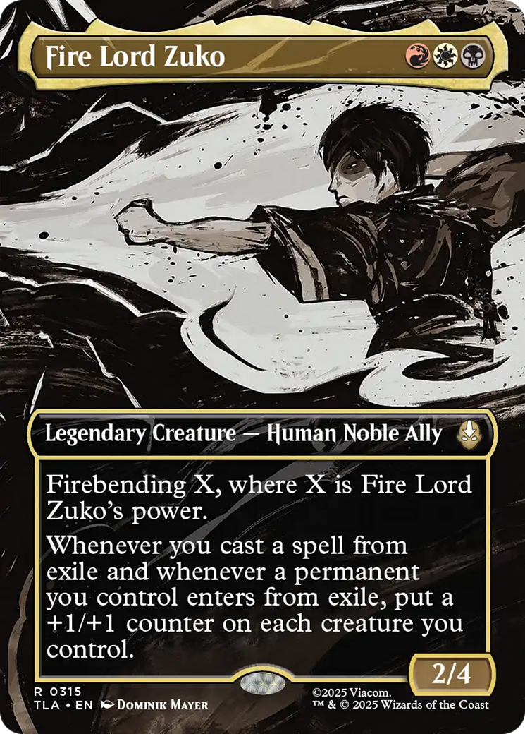 Fire Lord Zuko (Borderless) [Avatar: The Last Airbender] | Galaxy Games LLC