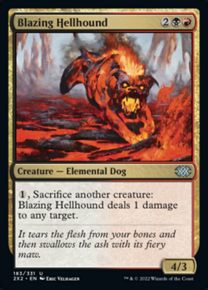 Blazing Hellhound [Double Masters 2022] | Galaxy Games LLC