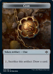 Clue (14) // Zombie Double-Sided Token [Modern Horizons 2 Tokens] | Galaxy Games LLC