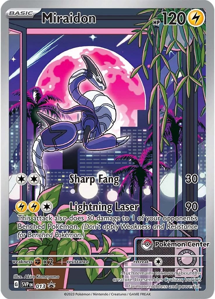 Miraidon (013) (Pokemon Center Exclusive) [Scarlet & Violet: Black Star Promos] | Galaxy Games LLC