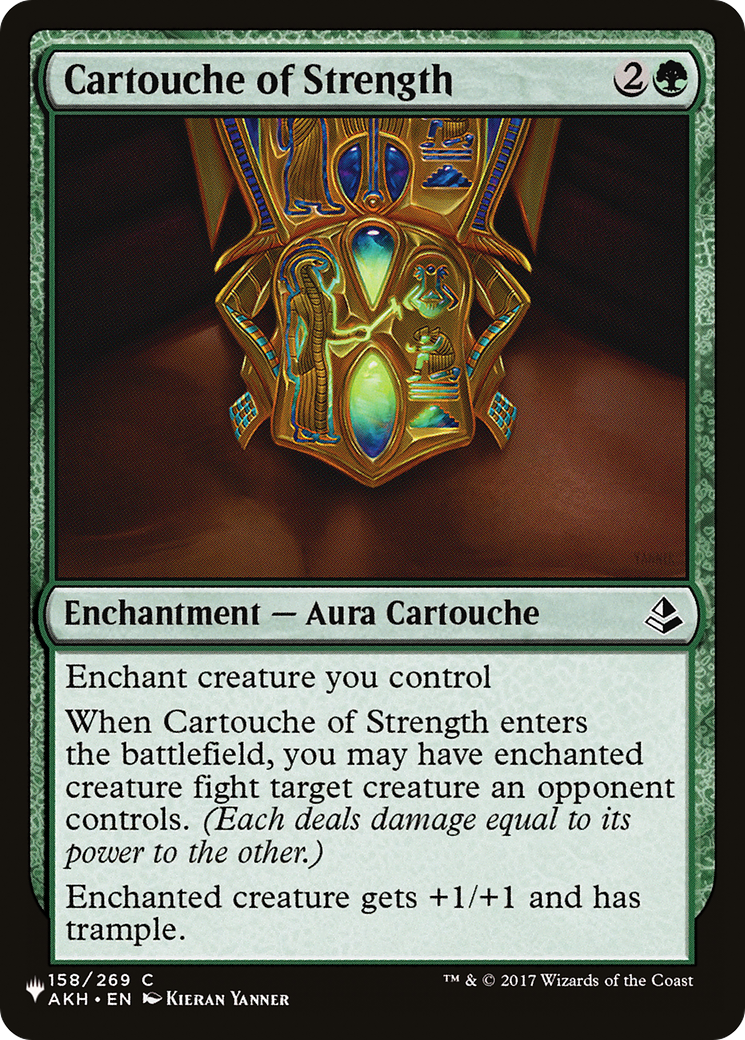 Cartouche of Strength [The List] | Galaxy Games LLC