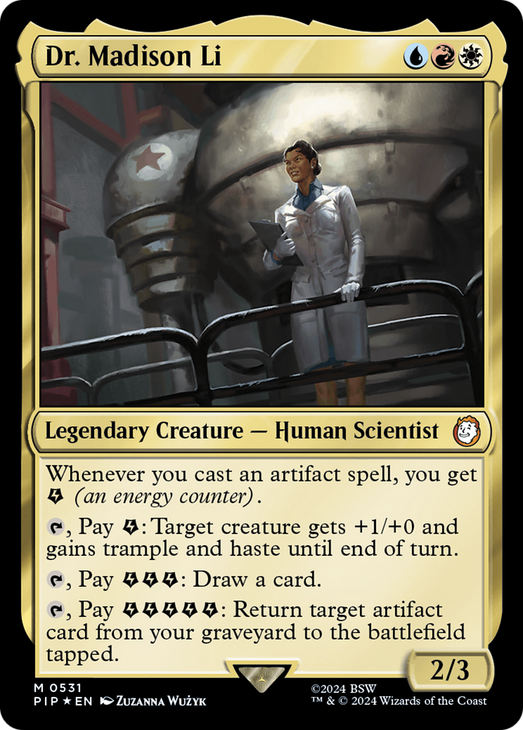 Dr. Madison Li (Surge Foil) [Fallout] | Galaxy Games LLC