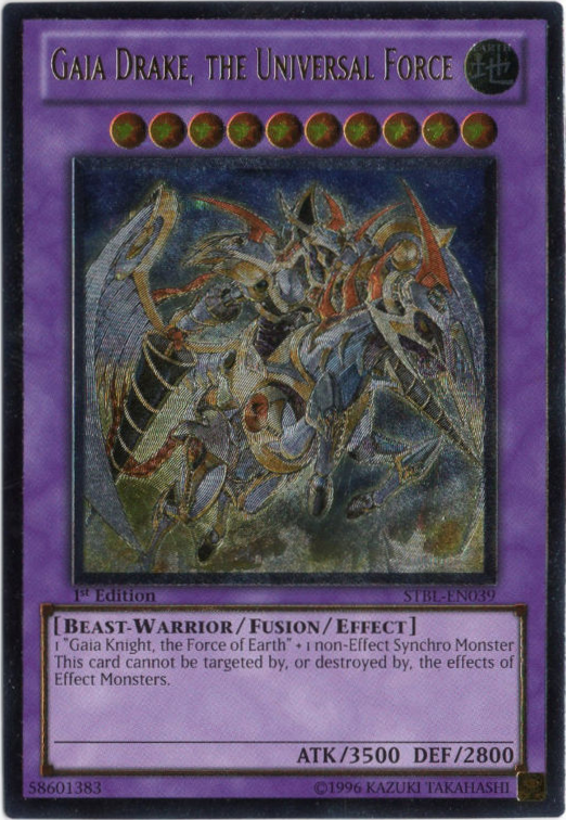 Gaia Drake, the Universal Force [STBL-EN039] Ultimate Rare – Galaxy Games  LLC