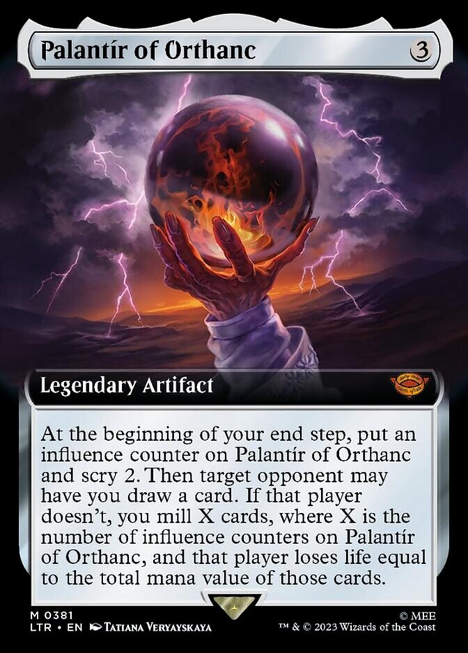 Palantir of Orthanc (Extended Art) [The Lord of the Rings: Tales of Middle-Earth] | Galaxy Games LLC