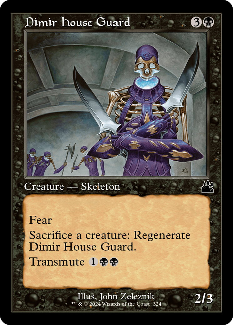 Dimir House Guard (Retro Frame) [Ravnica Remastered] | Galaxy Games LLC