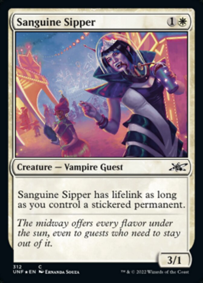 Sanguine Sipper (Galaxy Foil) [Unfinity] | Galaxy Games LLC