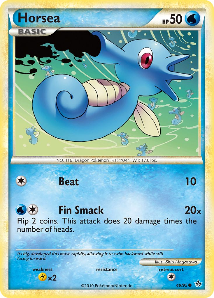 Horsea (49/95) [HeartGold & SoulSilver: Unleashed] | Galaxy Games LLC