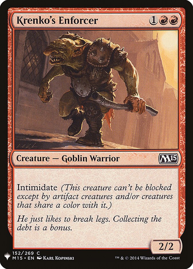 Krenko's Enforcer [Mystery Booster] | Galaxy Games LLC