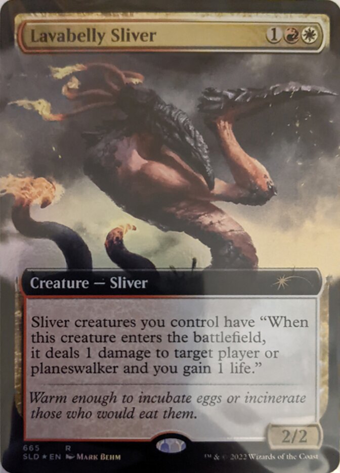 Lavabelly Sliver (Extended Art) [Secret Lair Drop Promos] | Galaxy Games LLC