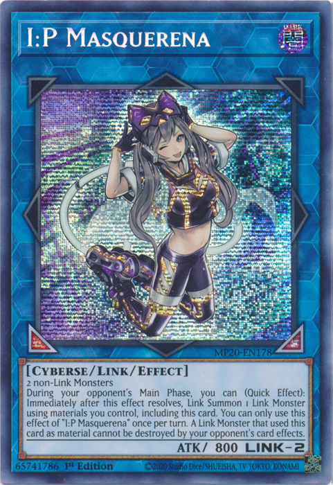 I:P Masquerena [MP20-EN178] Prismatic Secret Rare | Galaxy Games LLC