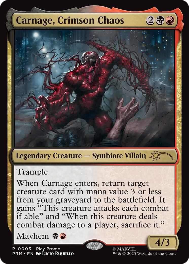 Carnage, Crimson Chaos [Wizards Play Network 2025] | Galaxy Games LLC