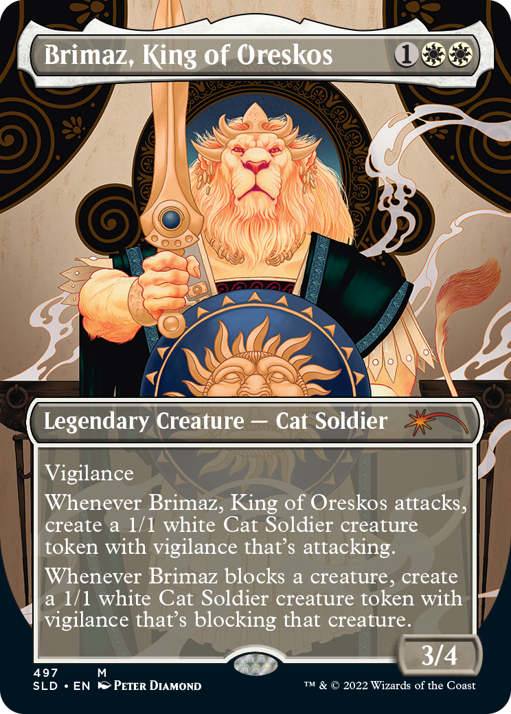 Brimaz, King of Oreskos (Borderless) [Secret Lair Drop Series] | Galaxy Games LLC