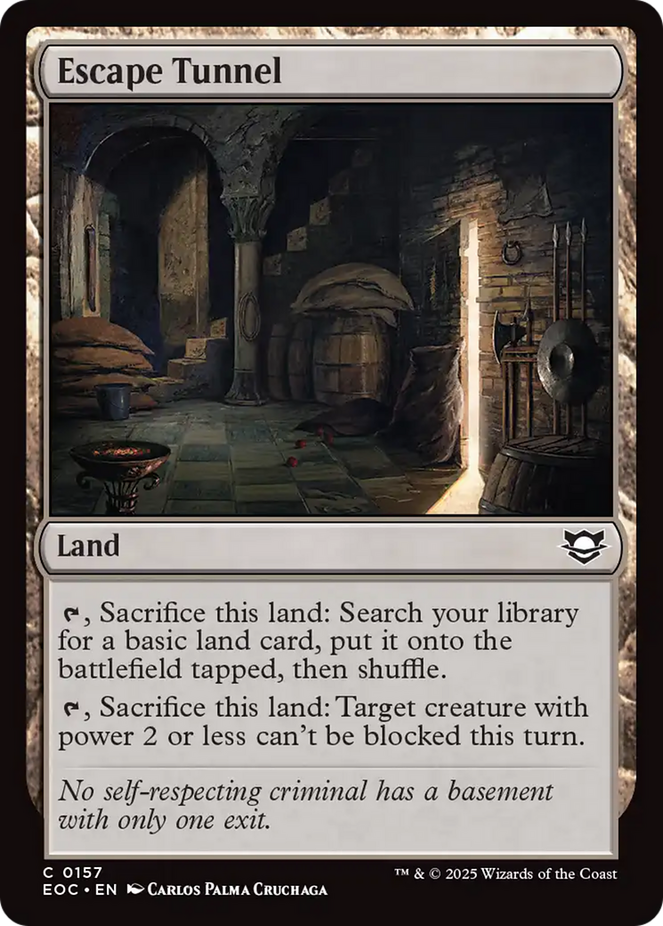 Escape Tunnel [Edge of Eternities Commander] | Galaxy Games LLC