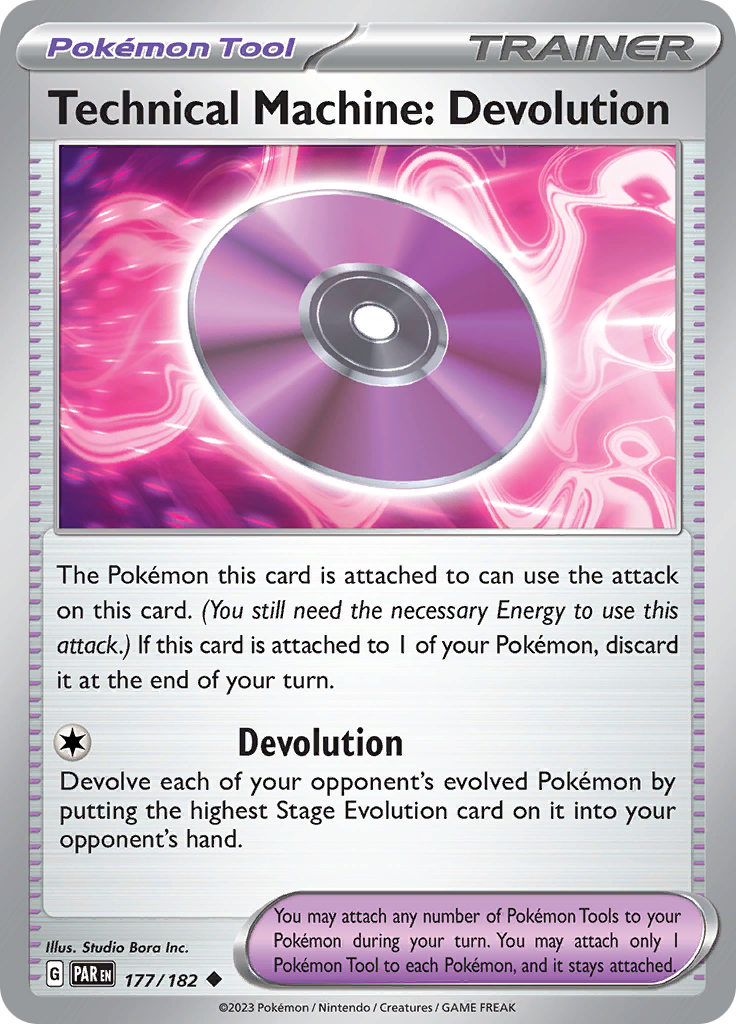 Technical Machine: Devolution (177/182) [Scarlet & Violet: Paradox Rift] | Galaxy Games LLC