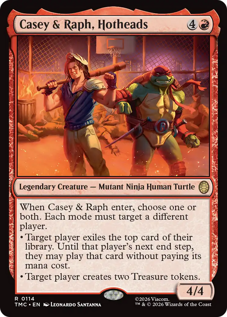 Casey & Raph, Hotheads [Teenage Mutant Ninja Turtles Commander] | Galaxy Games LLC