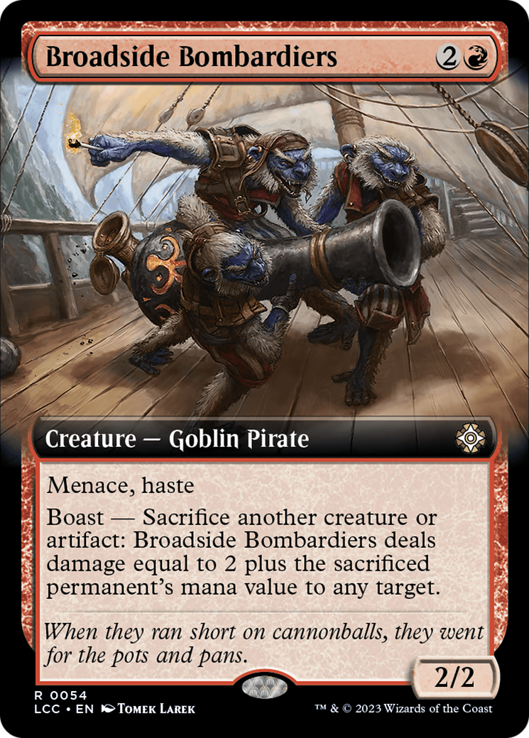 Broadside Bombardiers (Extended Art) [The Lost Caverns of Ixalan Commander] | Galaxy Games LLC