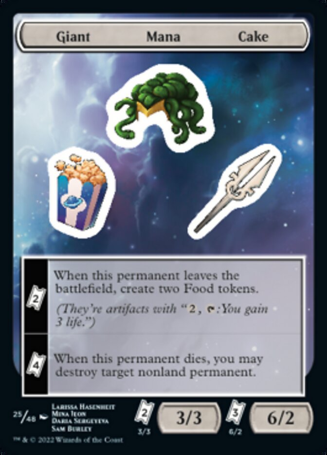 Giant Mana Cake [Unfinity Stickers] | Galaxy Games LLC