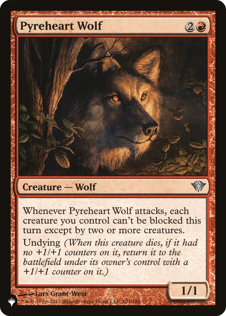 Pyreheart Wolf [The List] | Galaxy Games LLC