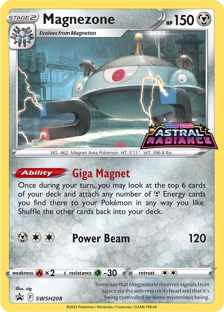 Magnezone (SWSH208) [Sword & Shield: Black Star Promos] | Galaxy Games LLC