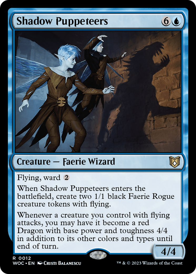 Shadow Puppeteers [Wilds of Eldraine Commander] | Galaxy Games LLC