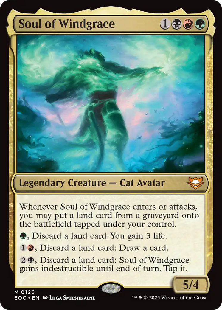 Soul of Windgrace [Edge of Eternities Commander] | Galaxy Games LLC