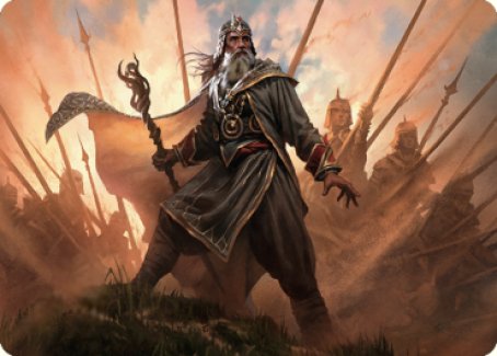 Hazezon, Shaper of Sand Art Card [Dominaria United Art Series] | Galaxy Games LLC
