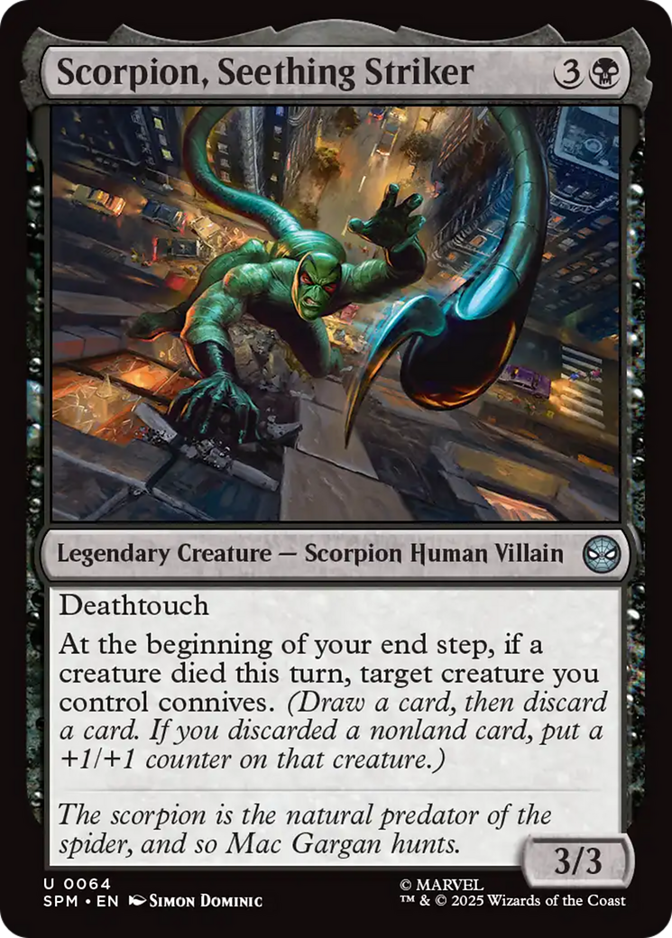 Scorpion, Seething Striker [Marvel's Spider-Man] | Galaxy Games LLC
